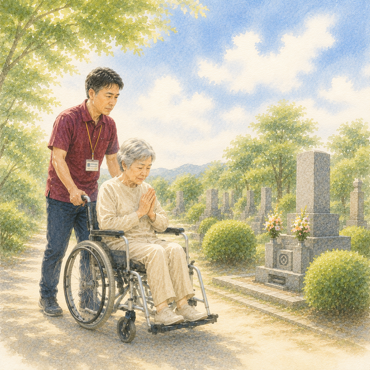 お墓参り