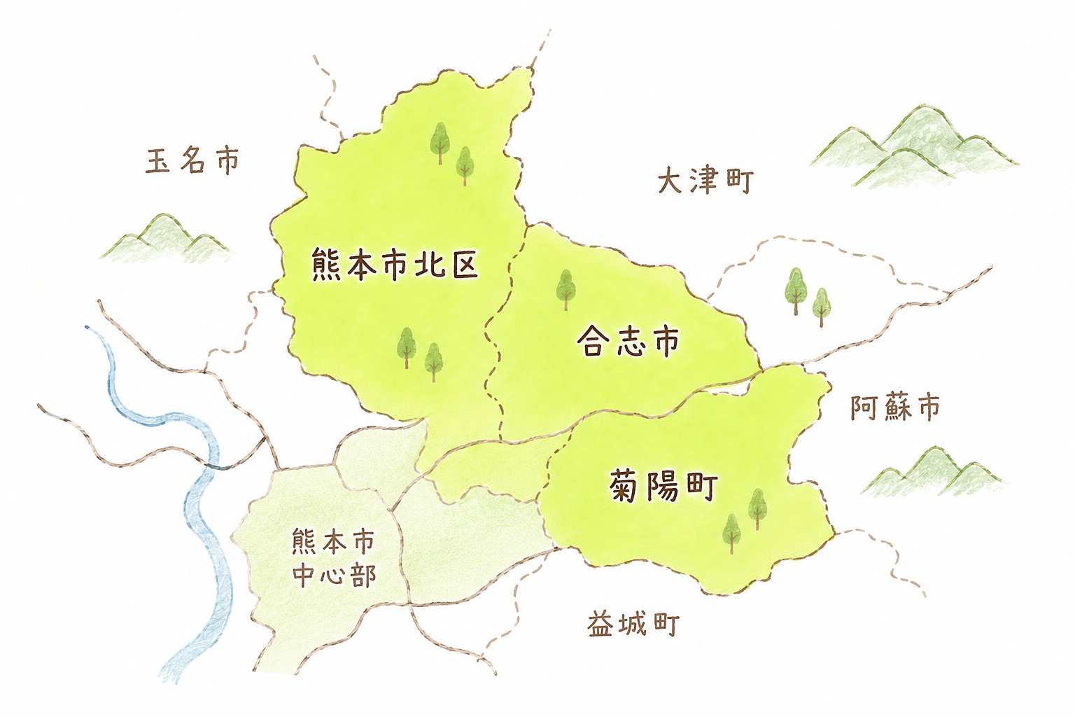 対応エリア地図